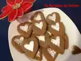 Receita Bolachas amanteigadas de chocolate e canela