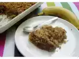 Receita Crumble banana-chocolate-spéculoos