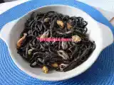 Receita Linguini com mexilhões, açafrão e salsa