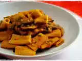Receita Massa com caril de cogumelos (vegetariana)