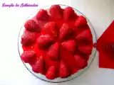Receita Bolo gelado de morango e iogurte