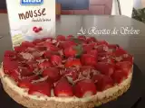 Receita Tarte de chocolate branco com morangos