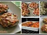 Receita Cogumelos portobello com fiambre, tomate e mozzarella