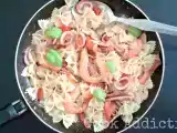 Receita Farfalle com pota e camarão
