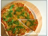 Receita Pizza de rúcula