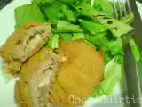 Receita Panados recheados com queijo no forno