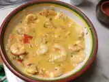 Receita Moqueca de camarão á portuguesa