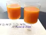 Receita Sumo de manga, laranja e cenoura
