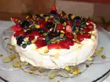 Receita Pavlova de frutas