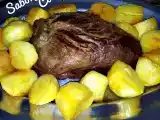 Receita Peixinho (lagarto do braço) assado com batatas assadas