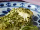 Receita Badejo assado com molho de ervas