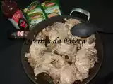 Receita Costeletas do lombo com cogumelos na frigideira