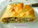 Receita Strudel de pescada e camarão