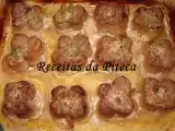 Receita Popietes de porco com manteiga, alho e salsa assadas no forno