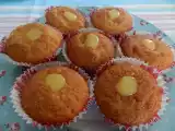 Receita Madalenas com framboesa e lemon curd