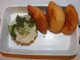 Receita Rissóis de camarão com coentros