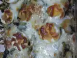 Receita Bacalhau com espinafres