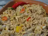 Receita Frango para tortilhas
