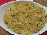 Receita Bacalhau com broa e espinafres