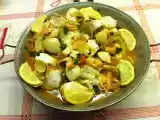 Receita Cataplana de pescada, camarão e ameijoa