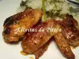 Receita Asas de frango grelhadas com molho barbecue de coentros e alho