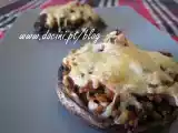 Receita Cogumelos portobello recheados com farinheira