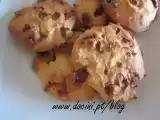 Receita Bolachas xl com pepitas de chocolate branco