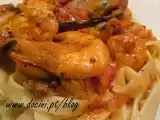 Receita Tagliatelle com tomatada de marisco
