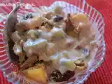 Receita Iogurte com cereais e fruta para o pequeno almoço