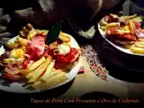 Receita Tapas de perú com presunto e ovo de codorniz