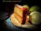 Receita Bolo de limão e lemon curd