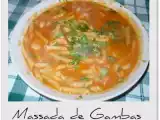 Receita Massada de gambas