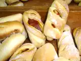 Receita Pão com chouriço
