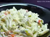 Receita Mini penne com creme de ricota