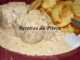 Receita Popietes com molho de cerveja e natas