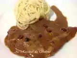 Receita Bife de perú com molho à café