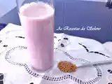 Receita Batido de morango com linhaça