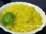 Receita Arroz de açafrão