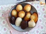 Receita Madeleines / madalenas com chocolate