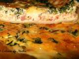 Receita Quiche de fiambre, bacon e espinafres