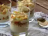 Receita Verrine doce de mascarpone com amêndoa