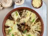 Receita Lasanha de cogumelos e brie