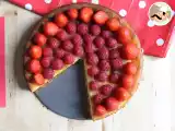 Receita Cheesecake de morangos e framboesas