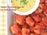 Receita asinhas de couve-flor com molho de queijo