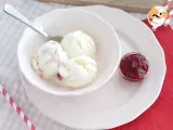 Receita Gelado / sorvete de iogurte e framboesas