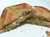 Receita Tostas de pesto de manjericão com queijo da ilha
