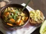 Receita Sopa vegan estilo minestrone