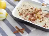Receita Arroz doce / doce de leite com canela, baunilha e limão