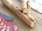 Receita Pão palito de chouriço