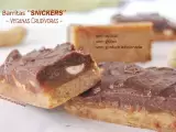 Receita Barritas snickers veganas crudívoras
